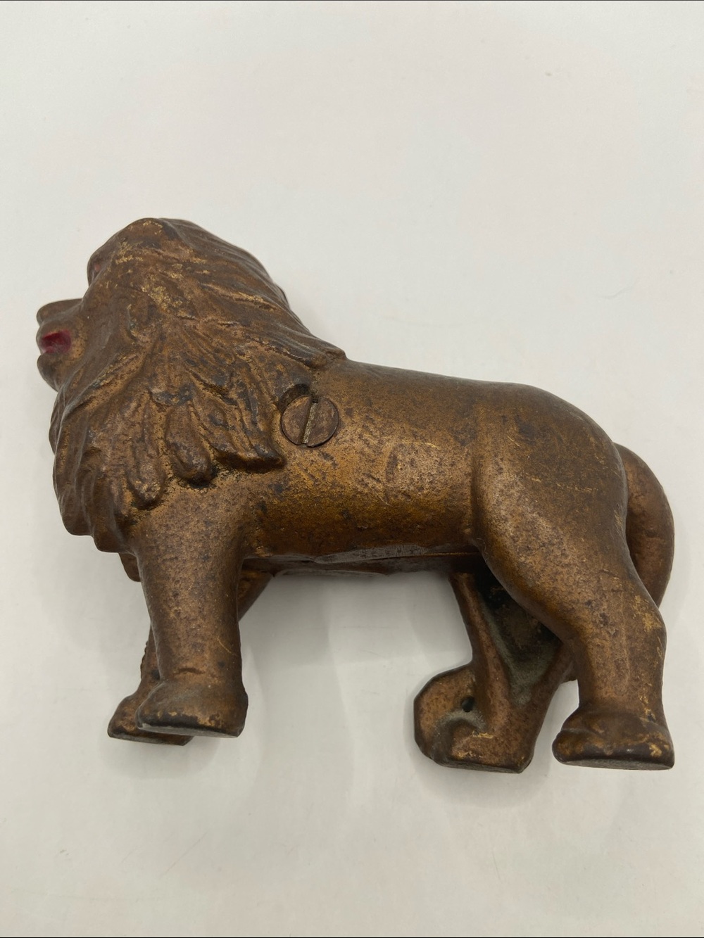 Rare Vintage Cast Iron Lion Bank Figurine Collectible 1920s-1930s AC Williams - Picture 7 of 9